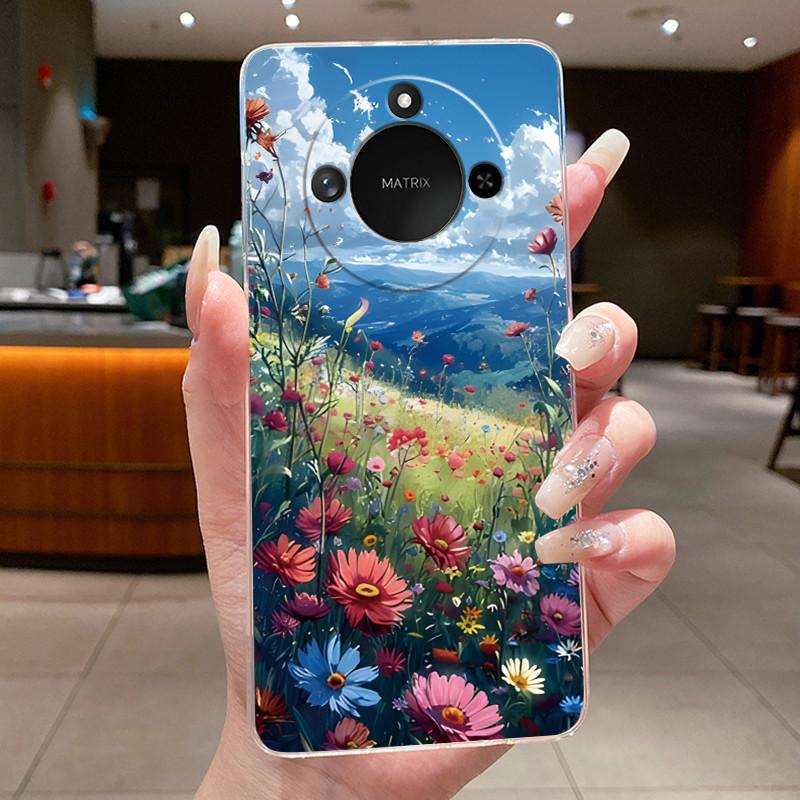 Чехол для Honor X9c Smart 5G Роскошный Дракон Милый Крутой Чехол для Телефона Мальчиков Девочек Задняя Крышка Honor X9cSmart Прозрачный Мягкий TPU Чехол