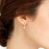 ELLE Jewelry 14K Cubic One-Touch Earrings (Gold Pin) ELGPEE216