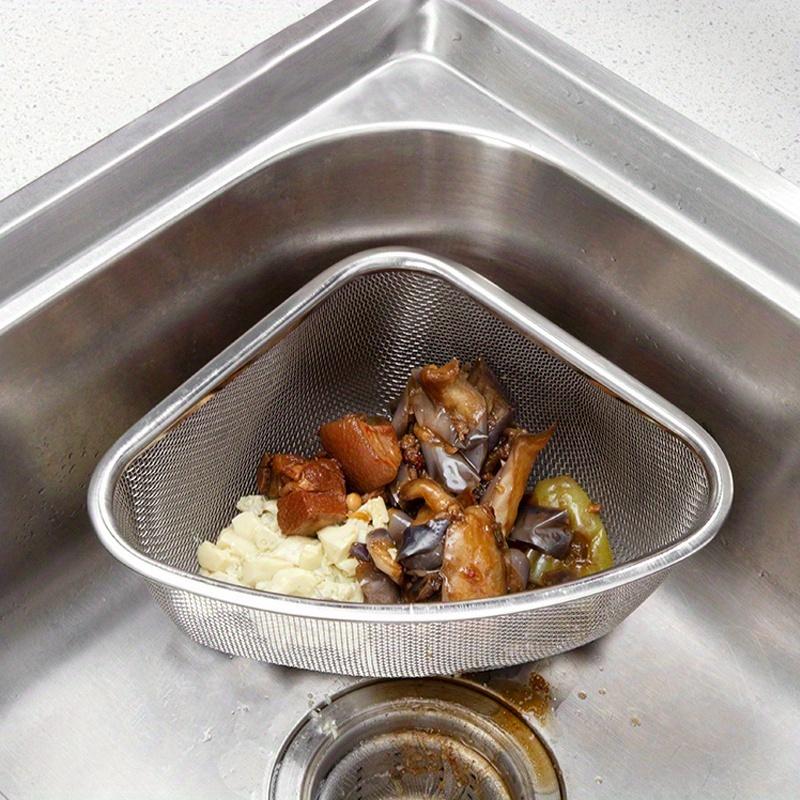 Сливная корзина для кухонной раковины, треугольная корзина для еды, овощей, фильтр для яиц, органайзер для хранения, кухонная полка, стеллаж для сушки