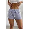 2025 European & American Striped Women's Casual Summer Shorts - Loose & Trendy