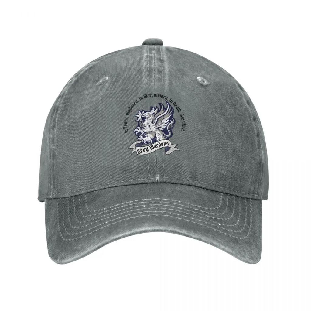Grey Wardens Dragon Age Origins Logo and Quote Baseball Cap Golf fishing hat Wild Ball Hat custom caps For Unisex Womens