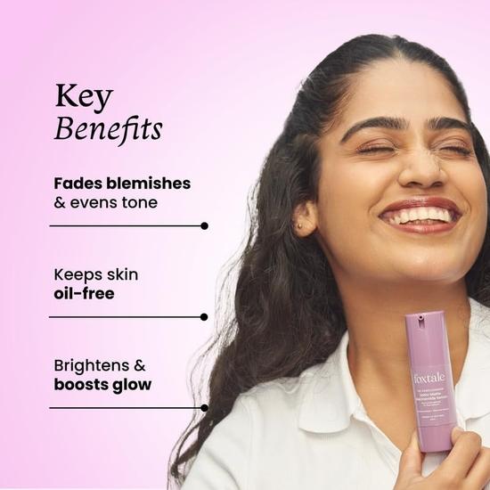 Сыворотка для лица Foxtale 5% ниацинамида | Устраняет пятна и следы от акне | Уменьшает темные пятна | Осветляет кожу | Все типы кожи | Мужчины и женщины - 30 мл