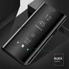 Роскошный умный чехол-книжка с зеркальной крышкой для Samsung S26 S25 S24 S23 S22 S21 S20 Plus FE Edge Note 20 Ultra 5G с подставкой Чехол для телефона