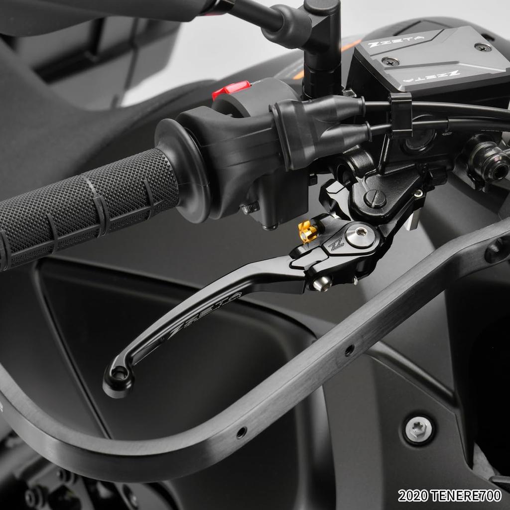 Комплект тормозных и сцепных рычагов ZETA RACING Pilot F5616 для Tenere 700, MT-09, XSR900/700, FZ6/R/FAZER, FZ8/N/S/FAZER и т. д.
