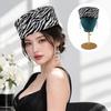 Warm Zebra Print Beret Hat Soft Vintage Beret Hat Durable Women Pillbox Hat  Daily Commuting