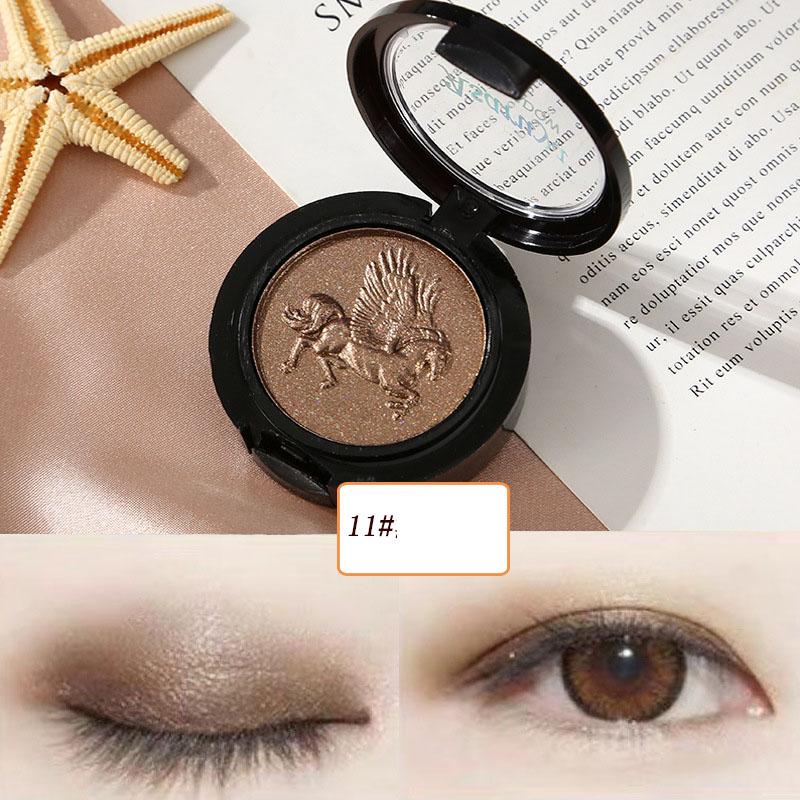 Монохромные тени для век Перламутровые тени для век Пудра, осветляющая мерцающие и украшающие тени для век Высокопигментированный стойкий макияж глаз