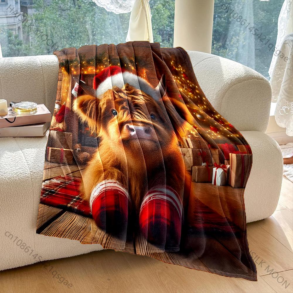 Multi Size Red and Black Plaid Pattern Blanket Flannel Material Soft Warm for All Seasons Home Outdoor Camping Picnics RV