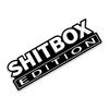 20x6.3см SHITBOX EDITION Забавные Автомобильные Наклейки Декор Заднего Бампера Окна Кузова Креативный Стиль Виниловые Наклейки Аксессуары для Тюнинга Авто