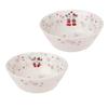 Maebata Disney Mickey & Minnie Flower Salad Bowl Set, Pink, 65083