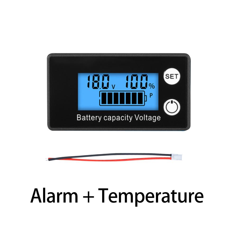 6133A Индикатор емкости аккумулятора DC 8V-100V Свинцово-кислотный Литиевый LiFePO4 Автомобильный Мотоциклетный Вольтметр Измеритель напряжения 12V 24V 48V 72V