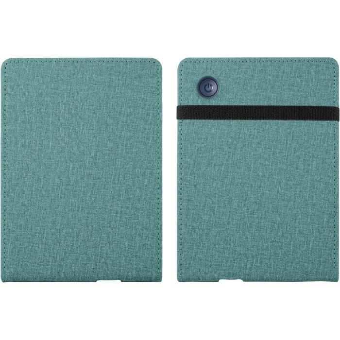 Étui - Kobo - Clara 2E - Vert Gris - Housse Fine - Protection Magnétique