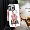 Мягкий чехол для телефона 'Мама и ребенок' для iPhone 15 16 17 Pro Max 17Air 16E 14 Plus 13 12 Mini Ударопрочный чехол Задняя крышка