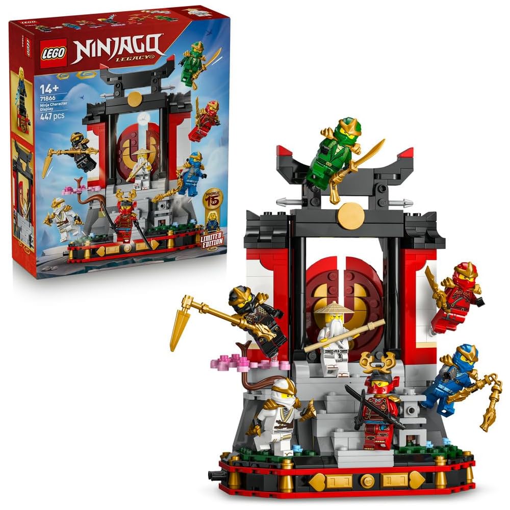 LEGO Ninjago Дисплей персонажей ниндзя Модель 15-летия Игрушка для детей от 14 до 16 лет Набор блоков