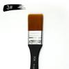 1pc Nylon Flat Hair Brush Oil Wall Painting Artists Hair Pen Watercolor Art Kit
