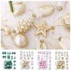 16Pcs Plastic Christmas Tree Decorations Cartoon Christmas Tree Pendant NEW Xmas Hanging Ball Set