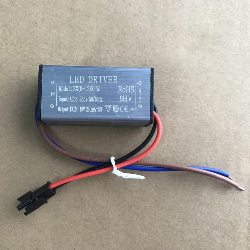 Светодиодный драйвер балласт AC85-265V 1-24W 250mA Адаптер Трансформатор Освещение для Уличной Водонепроницаемой Настенной Лампы Прожектора