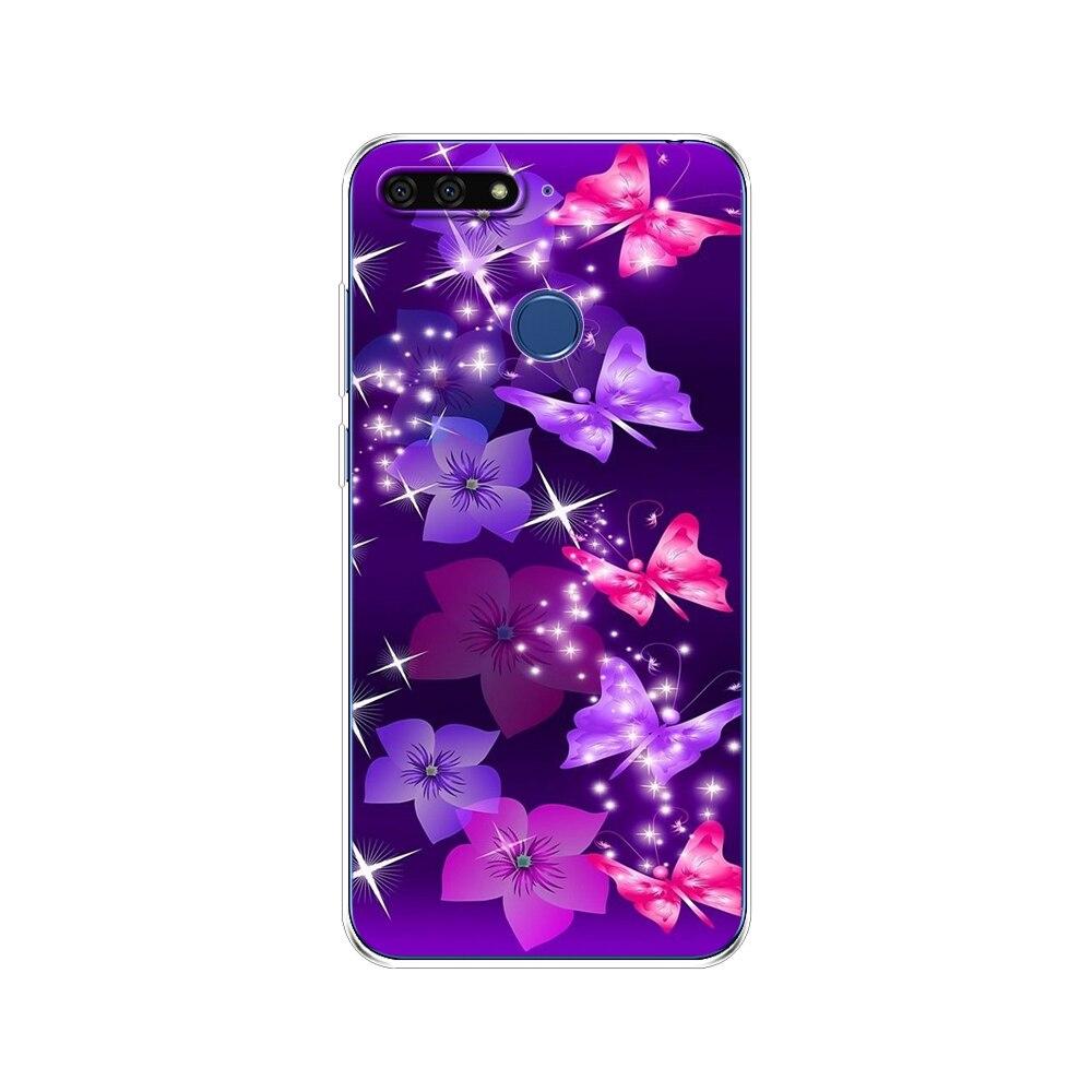 Для Huawei Honor 7C 5,7 дюймов чехол мягкий силиконовый чехол из ТПУ милый защитный чехол для телефона для Huawei Honor 7c Aum-L41 сумки