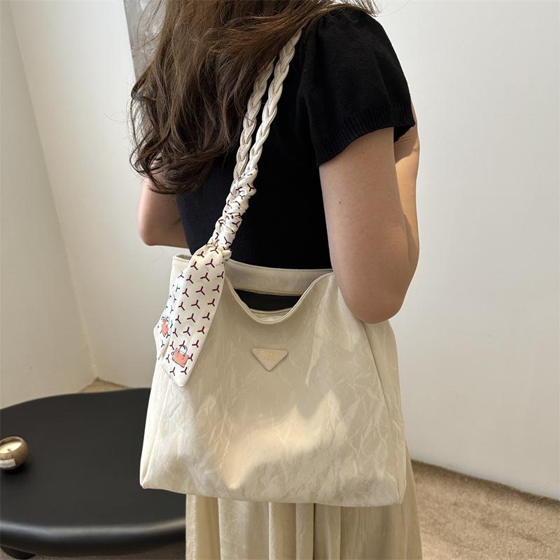 Новая корейская версия, простая текстура, модная и повседневная, летняя, красивая сумка-тоут на одно плечо