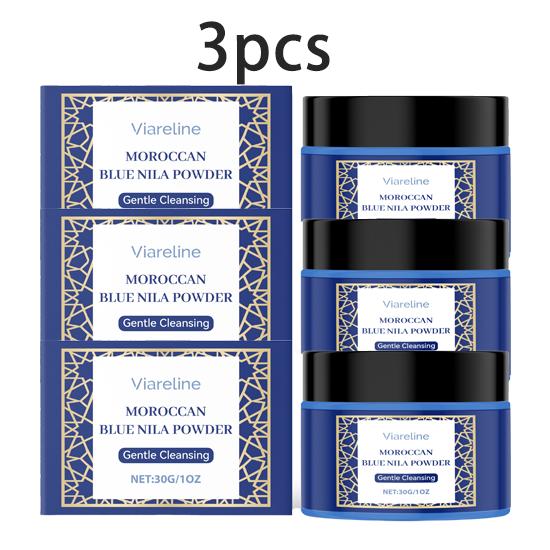 Viareline cleansing mask powder gently cleans and improves roughness, natural, translucent, smooth and delicate daily care 30g