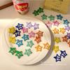 50 Pcs Y2K Star Hair Clips Snap Hair Accessories Non Slip Clips for Girls Women Multiple Colors Metal Hair Barrettes Hairpins