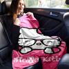 1шт. Очки Hello Kitty Розовое Сердце Домашний Офис Уличный Плед Подарок на Все Сезоныz041716