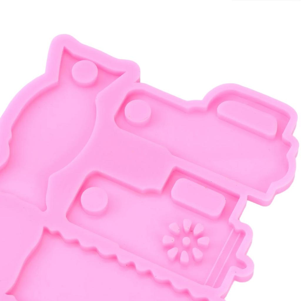 Силиконовая форма для фирменной таблички, формы для крышки чашки, именной таблички, формы для стакана, бутылки, соломы, фиксированный брелок, формы для закладок с отверстием