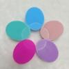 Silicone Baby Shampoo & Bath Brush - Facial and Round Face Wash Brush