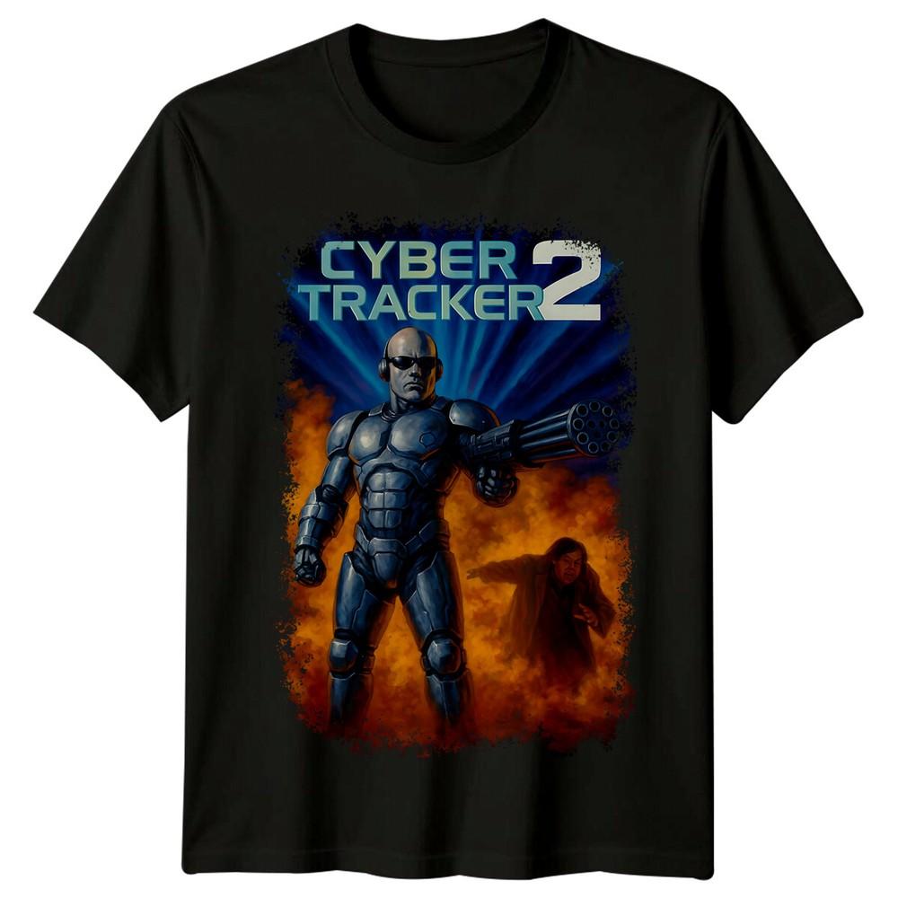 CyberTracker 2 (1995) Movie Poster Inspired T-Shirt Retro 80s Tee
