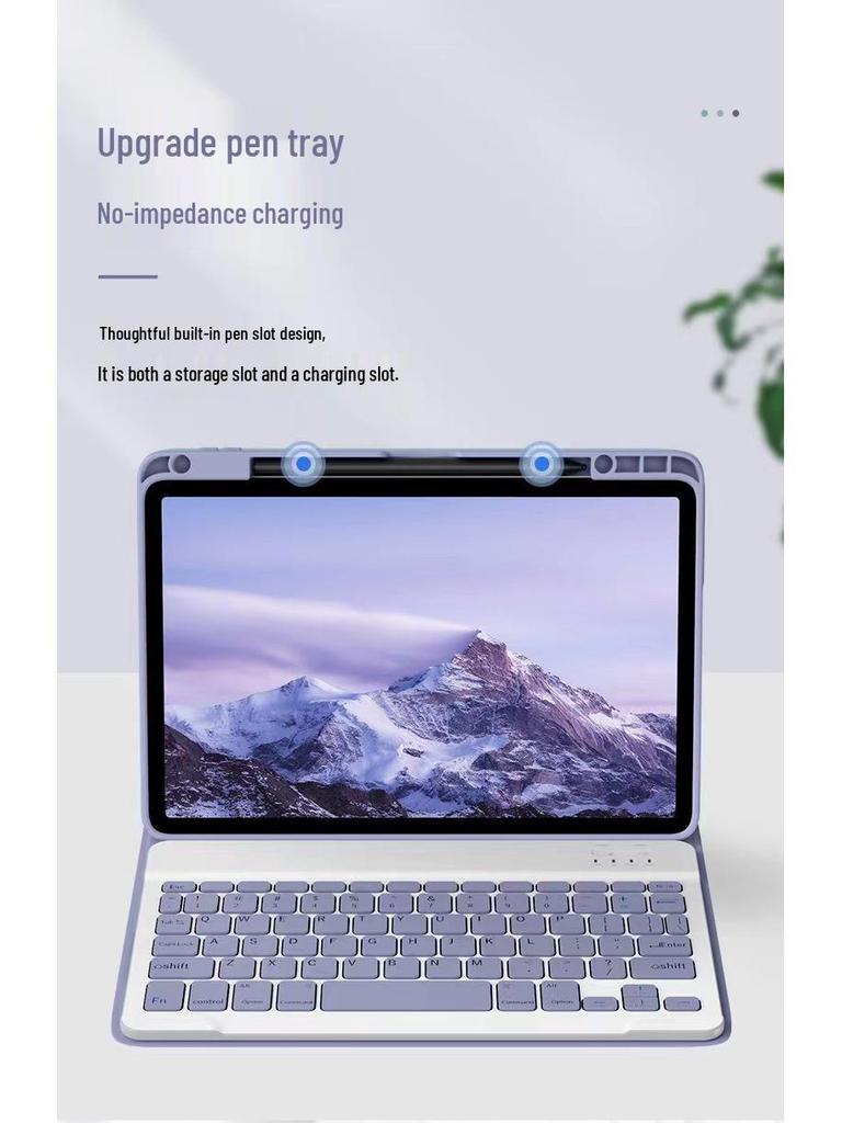 Huawei Honor Enjoy SE Tablet Case with Pen Slot & Bluetooth Keyboard for MatePad Pro 11/10.8