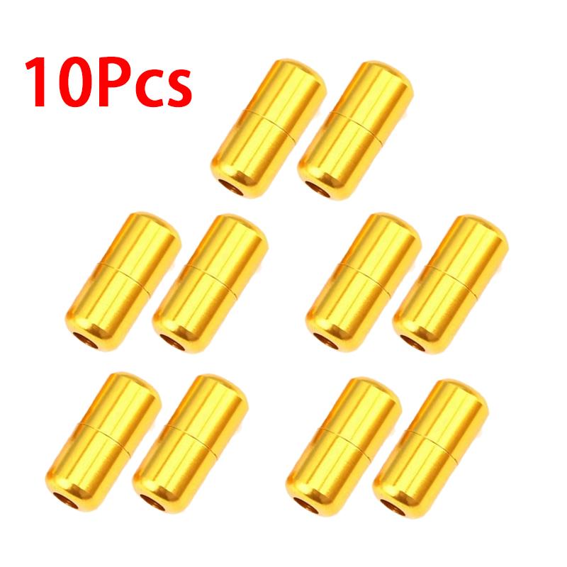 10 шт. Эластичные шнурки с фиксаторами Набор фиксаторов для шнурков Цветные алюминиевые капсульные пряжки Аксессуары для мужских и женских кроссовок 15 цветов