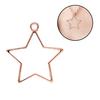 15 шт. Подвеска Пресс-рама Геометрическая Звезда Форма Открытая Сзади Оправа Ожерелье Ювелирные Изделия DIY Аксессуар