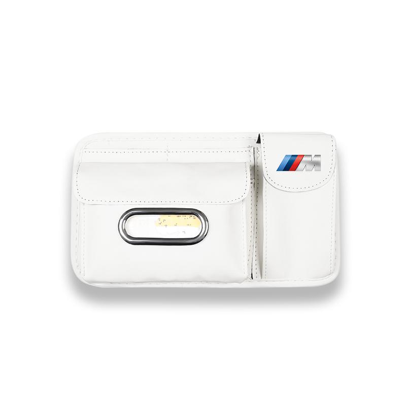 BMW Car Sun Visor Glasses Case Holder Tissue Box Storage Bag Card Clip sticker For F20 E46 E28 X3 X1 X6 G20 E48 E53 E61 F30 F40 G111