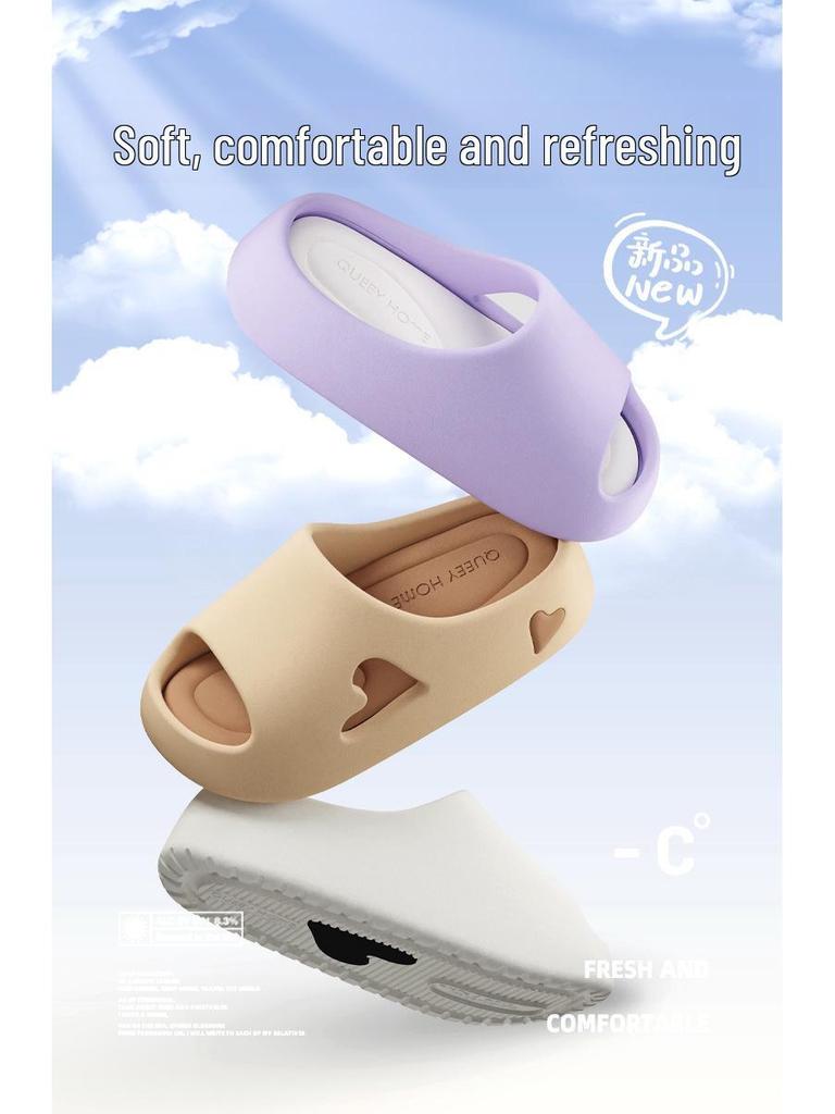 Женские нескользящие летние тапочки для ванной из ЭВА 2024 года для дома