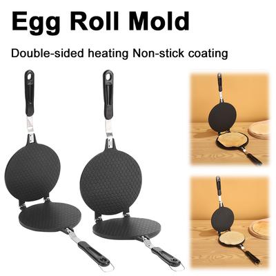 Форма для выпечки сэндвичей и блинов с антипригарным покрытием для легкого приготовления омлетов, вафель и мороженого своими руками