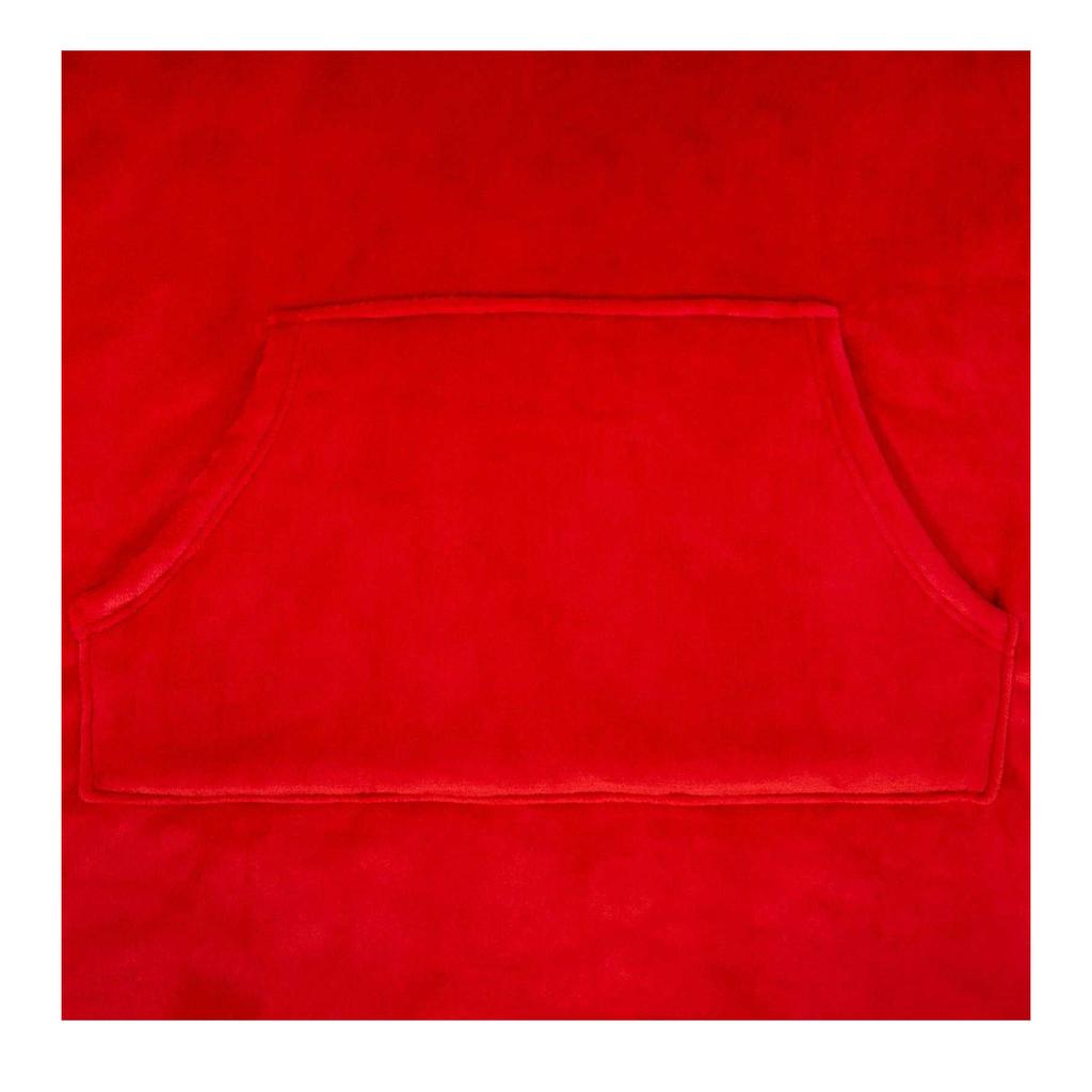 Manchester United FC Childrens/Kids Crest Oversized Blanket Hoodie