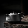 185ml Retro Ceramic Teapot Coarse Pottery Filter Kung Fu Tea Set