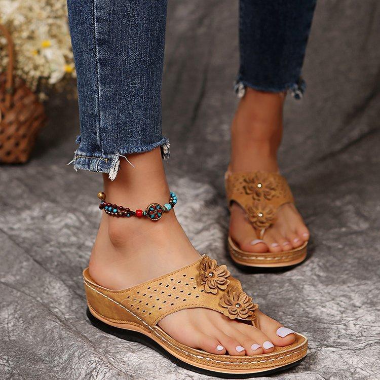 Летние экспортные сандалии на толстой подошве, шлепанцы большого размера, вьетнамки, на платформе, повседневная модная универсальная женская обувь