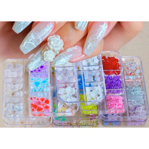 Набор ярких деталей для ногтей May Brown's, 6 шт., с изюминкой, МСМ, лента 03 (МСМ71), 1 комплект