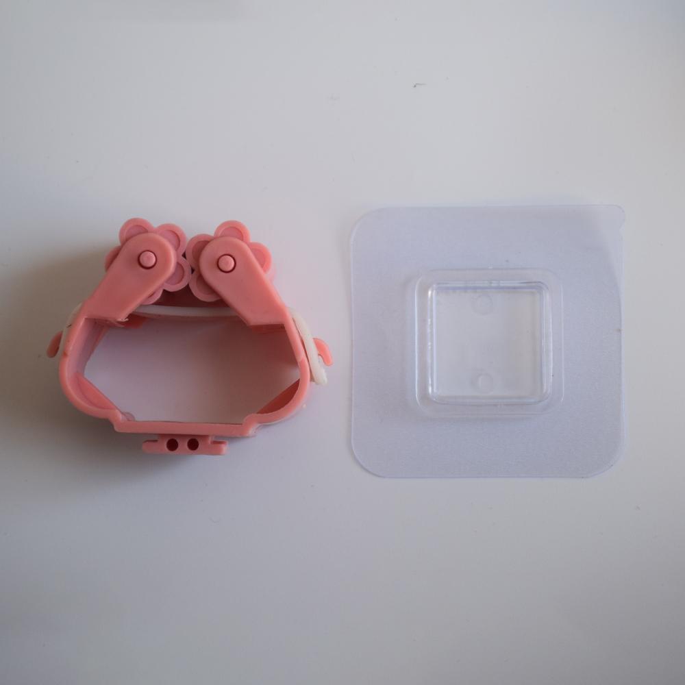 Non Perforated Mop Holder Self-adhesive Installation Suitable for Kitchen and Bathroom Can Fix Brooms Mops 5 Piece