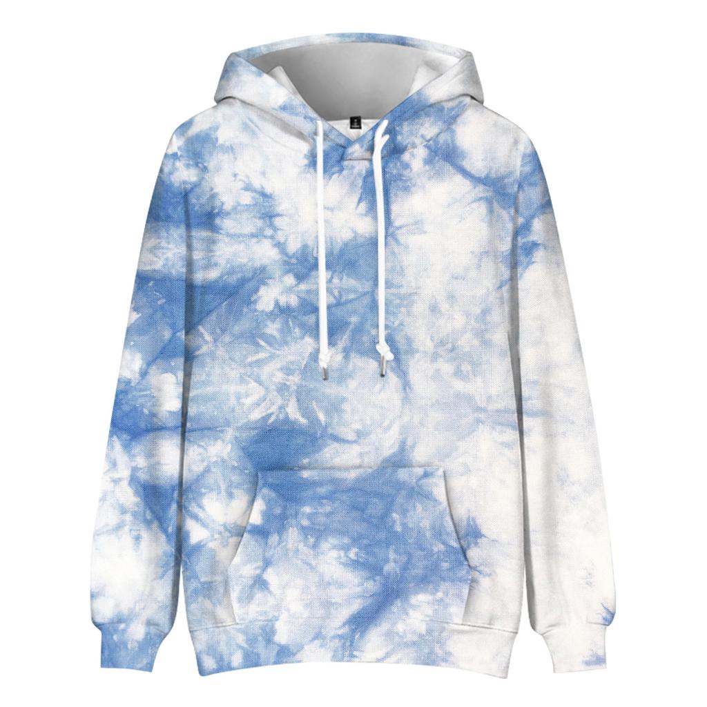 Men's Loose Printed Hooded Sweatshirt Men's Casual Fashion Sports Sweatshirt
