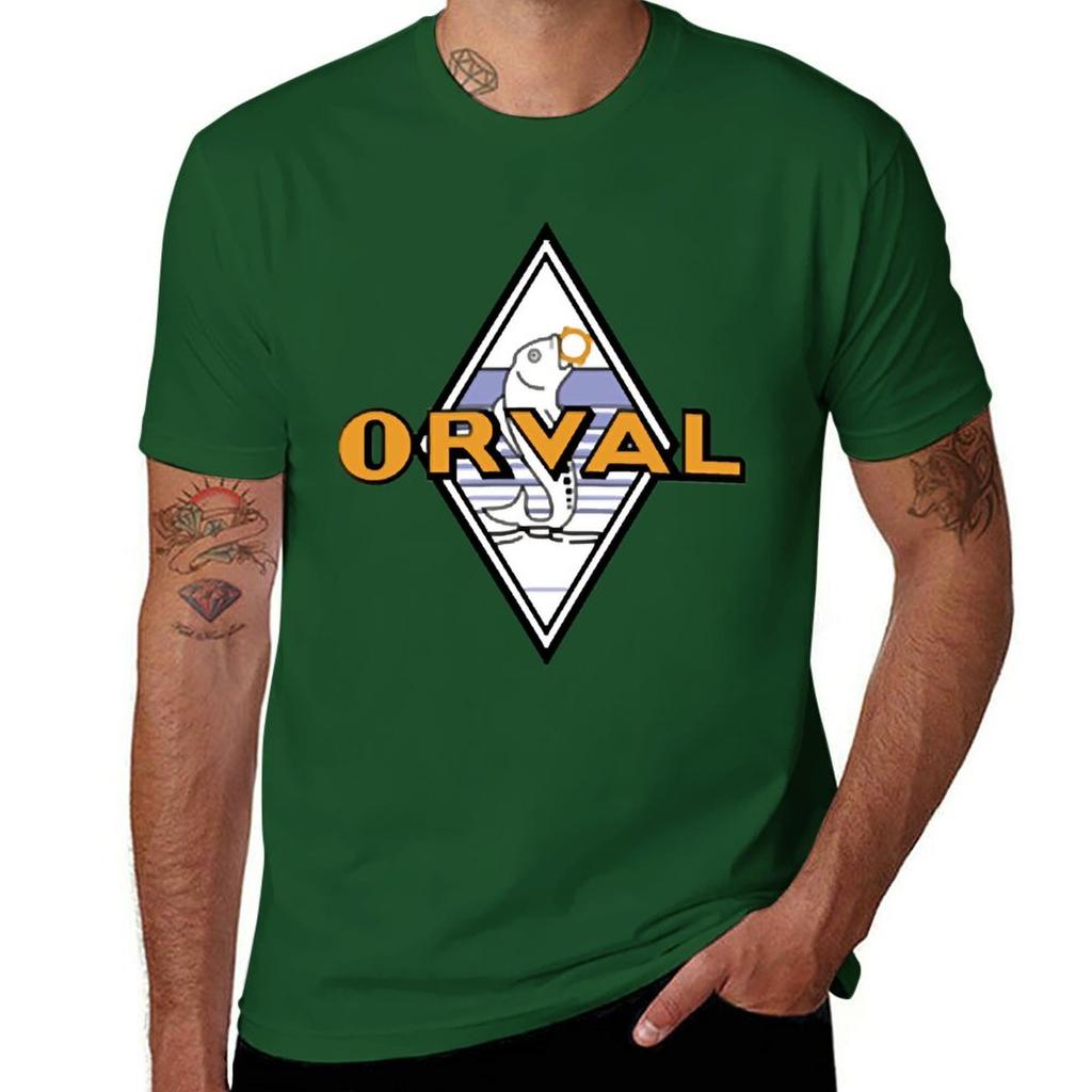 Новая футболка с логотипом Orval футболки тяжелые футболки милая одежда мужская одежда
