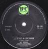 7-дюймовая пластинка RAY MORGAN  Lets Fall In Love Again CB150 B  C Records 1971 UK Поп Б/у