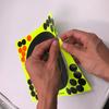 10 Pcs Splatter Paper Targets Fluorescent Targets Paper Shooting Ranges Circle Paper Targets Stickers for Practice