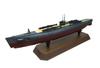 Aoshima Bunka Kyozaisha Iron Clad Series Japanese Navy Submarine Italy 370 Kaiten Equipped Ship 1/350 [Steel Ship]
