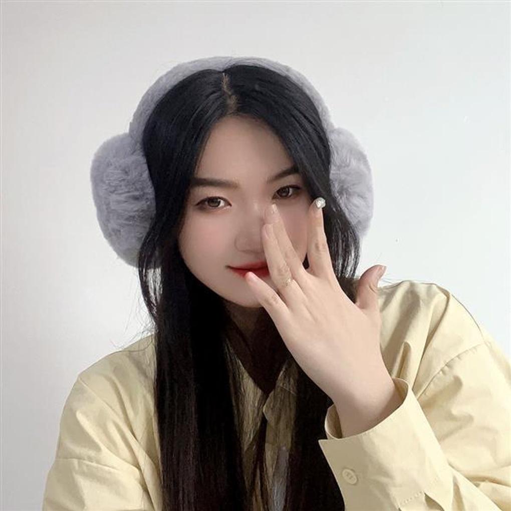 Зимние наушники-макарон (Серый)