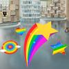 Korean Style Rainbow Stickers Kindergarten Children's Room Atmosphere Decoration Shopping Mall School Store Poster DIY Wallpaper