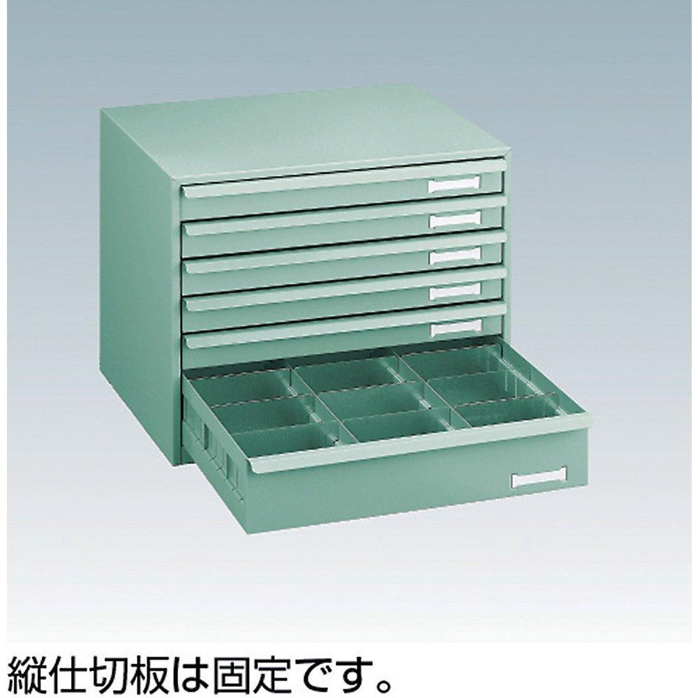 TRUSCO Настольный ящик для инструментов, широкий, 6 ярусов, 384X327XH327 DT-L1S5