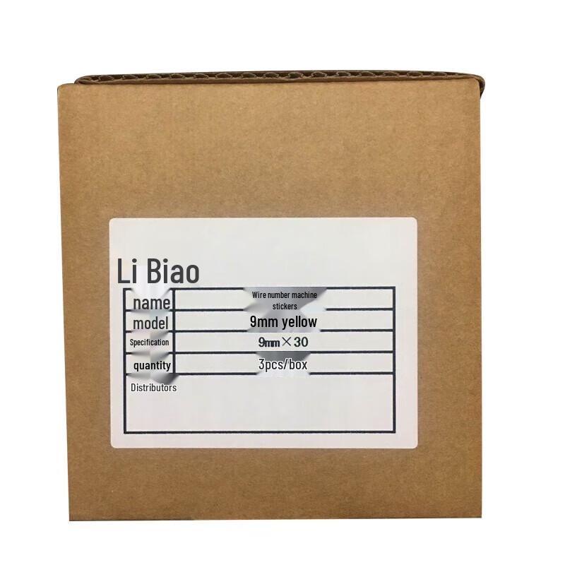 Capelabel LB-106Y Wire Marker Label Tape