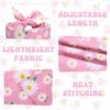 4Pcs Floral Dog Bandanas Girl Large Daisy Triangle Scarf Reversible Spring Bibs Handkerchief Cute Flower Bandanas for Large Dogs Pets
