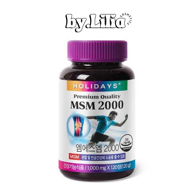 Holidays MSM 2000 Supplement 120 Tablets